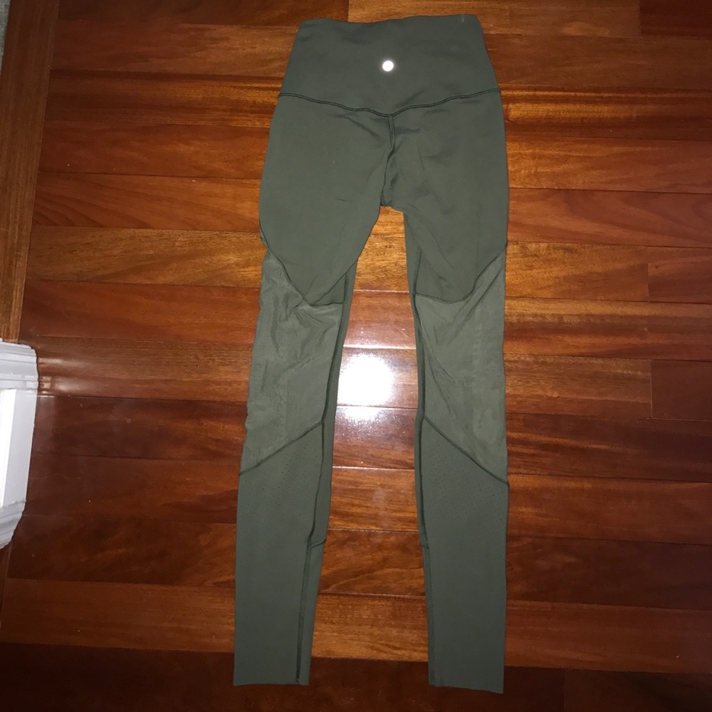 Olive green lulu lemon leggings!